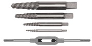 Набор экстракторов Профи, быстрорежущая HSS сталь, 4 шт, с метчикодержателем