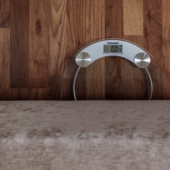 Весы напольные электронные до 180 кг, стекло  REXANT