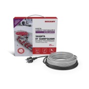 Кабель греющий саморегулирующийся Extra Line 25MSR-PB, на трубу, 15м/375Вт REXANT Кабель греющий саморегулирующийся Extra Line 25MSR-PB, на трубу, 15м/375Вт REXANT
