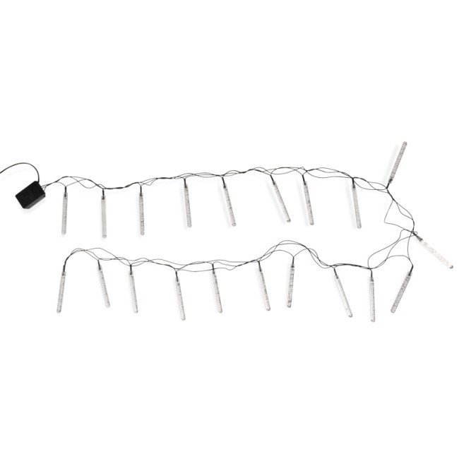 Гирлянда светодиодная Палочки с пузырьками 20 палочек, цвет: мультиколор, 2 метра Гирлянда светодиодная Палочки с пузырьками 20 палочек, цвет: мультиколор, 2 метра