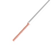 Провод ПГВА REXANT 1х0.75 мм², Cu, белый, бухта 200 м Провод ПГВА REXANT 1х0.75 мм², Cu, белый, бухта 200 м