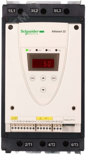 Устройство плавного пуска ATS22 75A управление 220В Устройство плавного пуска ATS22 75A управление 220В