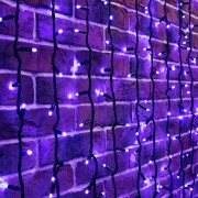 Гирлянда Светодиодный Дождь 2х6м, эффект водопада, черный провод, 230 В, диоды СИНИЕ (шнур питания в комплекте) Гирлянда Светодиодный Дождь 2х6м, эффект водопада, черный провод, 230 В, диоды СИНИЕ (шнур питания в комплекте)