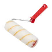 Валик полиамид белый с желтой полосой, ворс 11 мм, ширина ролика 180 мм, Ø 42 мм, бюгель 6 мм REXANT Валик полиамид белый с желтой полосой, ворс 11 мм, ширина ролика 180 мм, Ø 42 мм, бюгель 6 мм REXANT