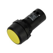 Кнопка EB22 возвратная желтая NO+NC 300 В Кнопка EB22 возвратная желтая NO+NC 300 В