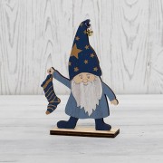 Деревянная фигурка Гном с носком 15х4х17 см NEON-NIGHT Деревянная фигурка Гном с носком 15х4х17 см NEON-NIGHT