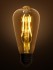 Лампа светодиодная «Винтаж» золотистая ST64, 7 Вт, 230 В, 2700 К, E27 (конус) TDM