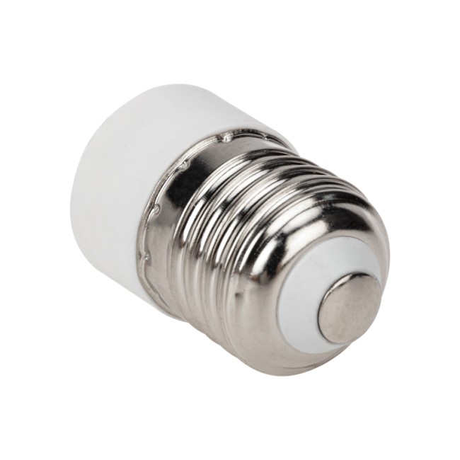 Переходник цокольный E27-E14 белый REXANT Переходник цокольный E27-E14 белый REXANT