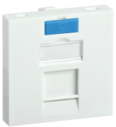 Вставка 45х45мм для 1 модуля Keystone Jack с маркером