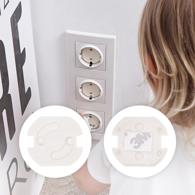 Заглушки для розеток, 3,7х3,3х3,3см, ABS (6 шт/уп) HALSA