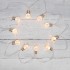 Гирлянда светодиодная Лампочки 10 LED, 1.5 м, прозрачный ПВХ, теплый белый цвет свечения, 2 х АА (батарейки не в комплекте) NEON-NIGHT