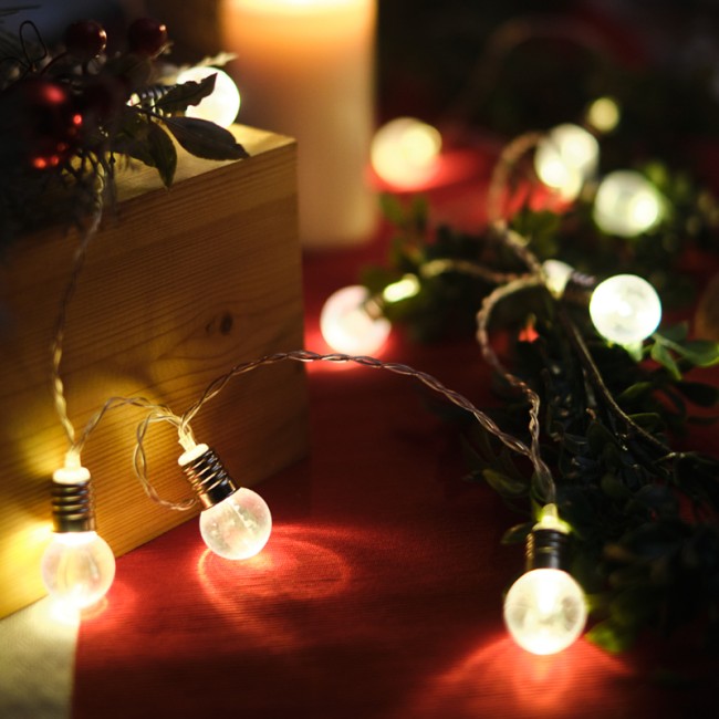 Гирлянда светодиодная Лампочки 10 LED, 1.5 м, прозрачный ПВХ, теплый белый цвет свечения, 2 х АА (батарейки не в комплекте) NEON-NIGHT Гирлянда светодиодная Лампочки 10 LED, 1.5 м, прозрачный ПВХ, теплый белый цвет свечения, 2 х АА (батарейки не в комплекте) NEON-NIGHT