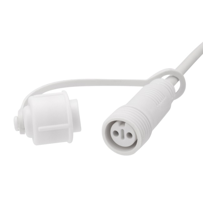 Белт-Лайт 10м, белый каучук, шаг 50см, 20 подвесных патронов, IP44 Белт-Лайт 10м, белый каучук, шаг 50см, 20 подвесных патронов, IP44