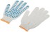 Перчатки вязаные "Волна" (4 нити) 10 класс вязки х/б с ПВХ 12491 Перчатки вязаные "Волна" (4 нити) 10 класс вязки х/б с ПВХ 12491