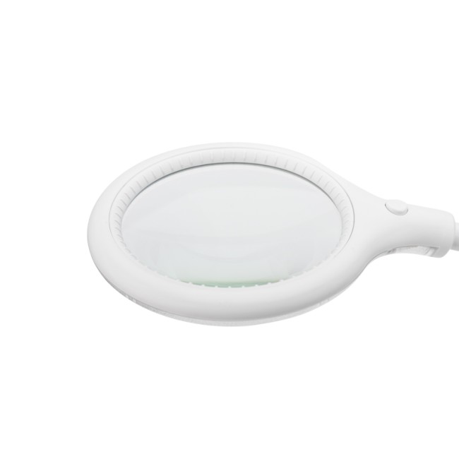 Лупа настольная 3D с подсветкой 30 SMD LED, подставка+прищепка, ø95мм, белая REXANT Лупа настольная 3D с подсветкой 30 SMD LED, подставка+прищепка, ø95мм, белая REXANT