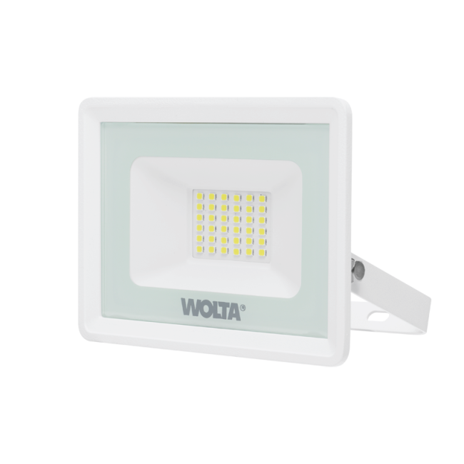 Светодиодный прожектор WOLTA WFL-30W/06W 30Вт 5700К IP65 Белый
