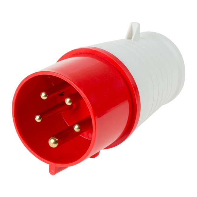 Вилка 025 переносная 3Р+РЕ+N 32А 380В IP44 REXANT Вилка 025 переносная 3Р+РЕ+N 32А 380В IP44 REXANT