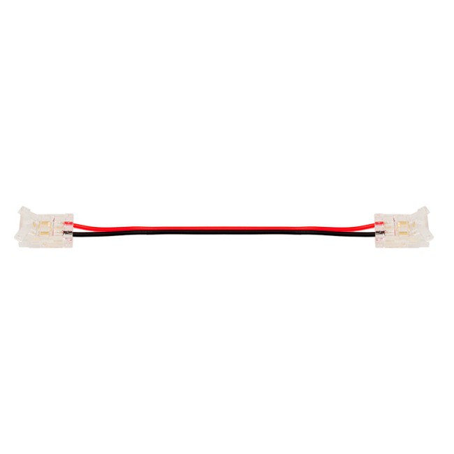 Коннектор WOLTA WLS-2PIN-10MM-MONO-2 выводной/последовательный для стабилизированной одноцветной SMD ленты 48В 120лед/м шириной 10мм, комплект 3 шт.