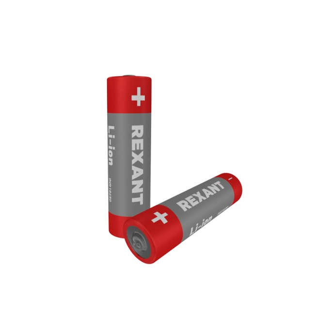 Аккумулятор Li-ion 18650, 3,7В, 2800мАч, с платой защиты, высокий контакт, 1 шт, блистер REXANT