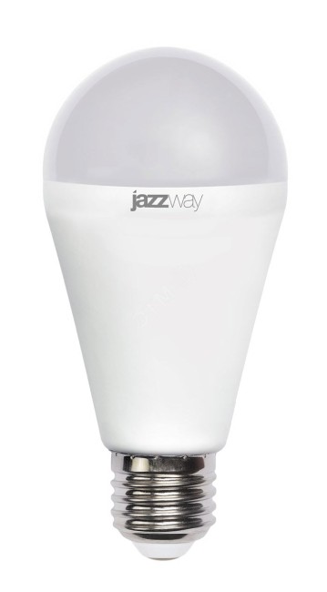 LED 20вт E27 холодный белый, груша jazzway
