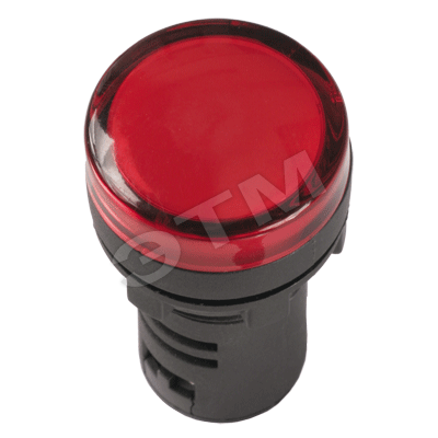 Лампа AD22DS LED матрица 22мм красный 230В