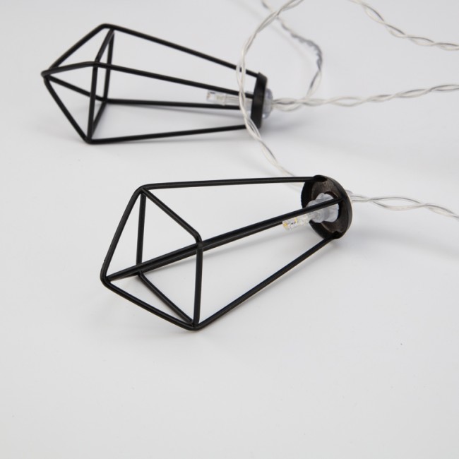 Гирлянда светодиодная Кристаллы черные 10 LED, 1,5 м, прозрачный ПВХ, теплый белый свет свечения, 2 х АА (батарейки не в комплекте) NEON-NIGHT Гирлянда светодиодная Кристаллы черные 10 LED, 1,5 м, прозрачный ПВХ, теплый белый свет свечения, 2 х АА (батарейки не в комплекте) NEON-NIGHT