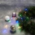 Гирлянда Роса с крупными каплями 2 м, 20 LED, цвет свечения мультиколор, 2хCR2032 в комплекте, тонкий батарейный блок NEON-NIGHT