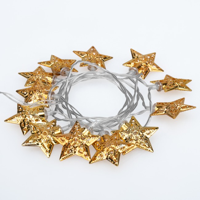 Гирлянда светодиодная на солнечной батарее Звезды 12 LED ТЕПЛЫЙ БЕЛЫЙ 1,2 метра Гирлянда светодиодная на солнечной батарее Звезды 12 LED ТЕПЛЫЙ БЕЛЫЙ 1,2 метра