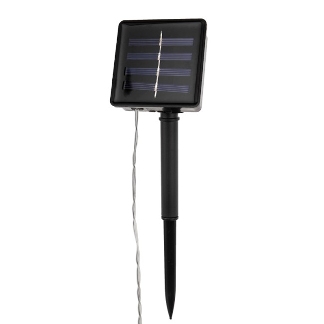 Гирлянда светодиодная на солнечной батарее Звезды 12 LED ТЕПЛЫЙ БЕЛЫЙ 1,2 метра Гирлянда светодиодная на солнечной батарее Звезды 12 LED ТЕПЛЫЙ БЕЛЫЙ 1,2 метра