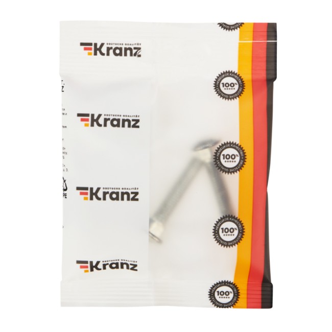 Болт мебельный KRANZ DIN 603, 8х40,  пакет (2шт.)