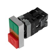 Кнопка LAY5 «I-O» прямоугольная 230 В NO+NC Кнопка LAY5 «I-O» прямоугольная 230 В NO+NC