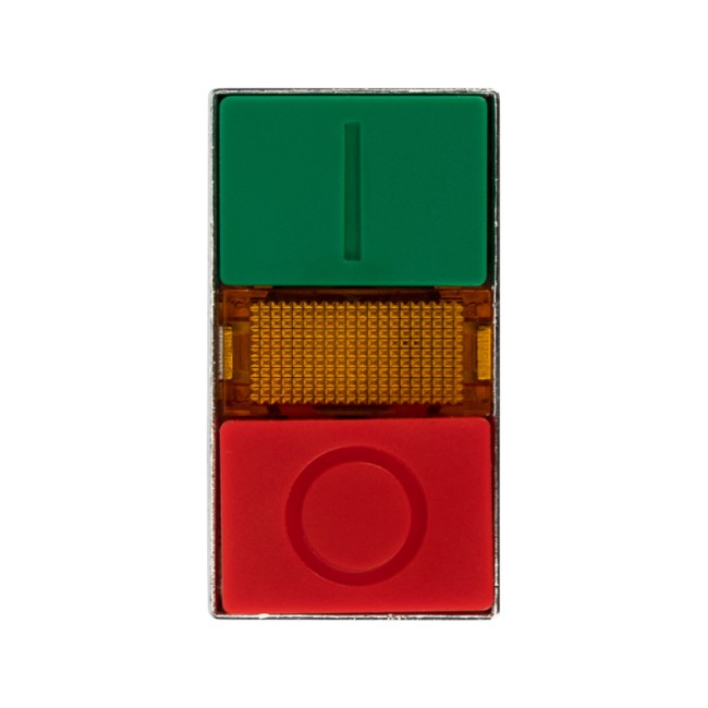 Кнопка LAY5 «I-O» прямоугольная 230 В NO+NC Кнопка LAY5 «I-O» прямоугольная 230 В NO+NC