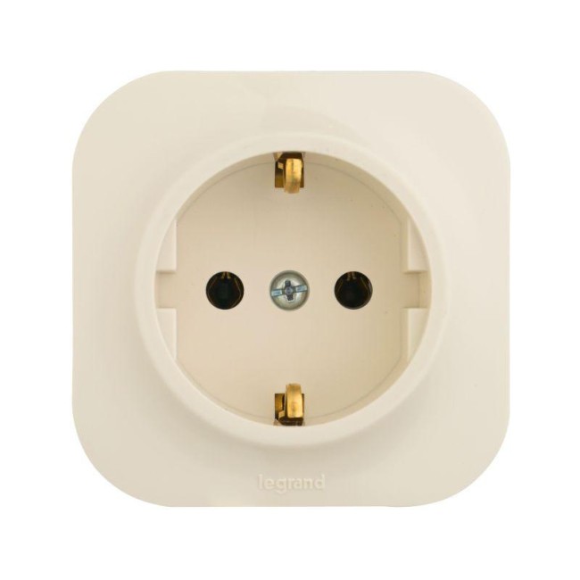 Розетка 1-м ОП Quteo 16А IP20 2P+E с заземл. без защ. шторок сл. кость IEK 782241 Розетка 1-м ОП Quteo 16А IP20 2P+E с заземл. без защ. шторок сл. кость IEK 782241