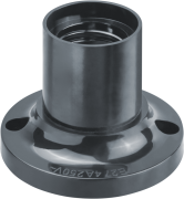 Патрон потолочный E27 71 608 NLH-BL-W2-E27 прямой карболит. черн. Navigator 71608