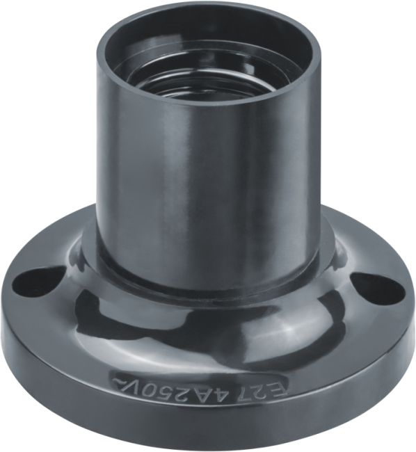 Патрон потолочный E27 71 608 NLH-BL-W2-E27 прямой карболит. черн. Navigator 71608