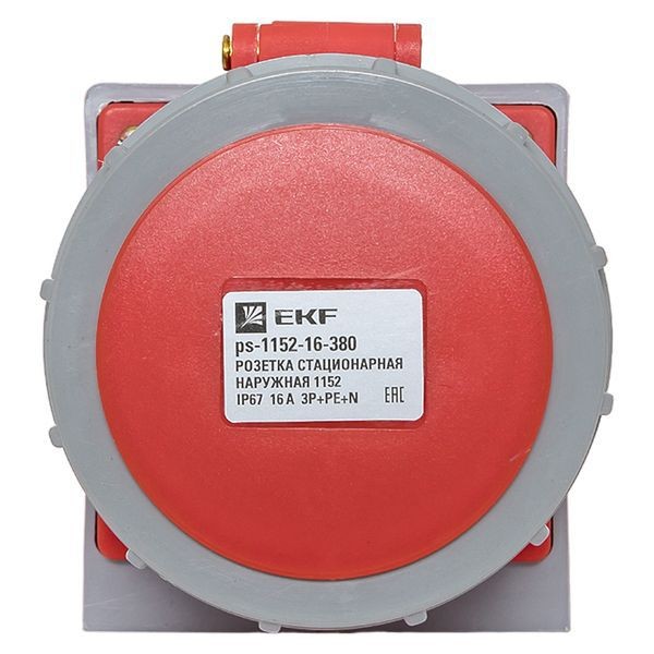 Розетка стационарная наружная 1152 3Р+РЕ+N 16А 380В IP67 PROxima EKF ps-1152-16-380 Розетка стационарная наружная 1152 3Р+РЕ+N 16А 380В IP67 PROxima EKF ps-1152-16-380