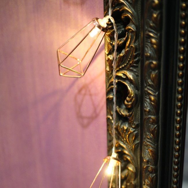 Гирлянда светодиодная Кристаллы бронзовые 10 LED, 1,5 м, прозрачный ПВХ, теплый белый свет свечения, 2 х АА (батарейки не в комплекте) NEON-NIGHT Гирлянда светодиодная Кристаллы бронзовые 10 LED, 1,5 м, прозрачный ПВХ, теплый белый свет свечения, 2 х АА (батарейки не в комплекте) NEON-NIGHT