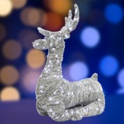 Фигура объемная пушистая Олень Лежачий Фигура объемная пушистая Олень Лежачий