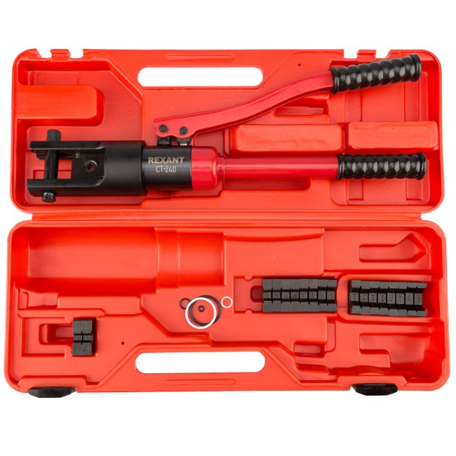 Пресс гидравлический REXANT CT-240 (ПГР-240) для наконечников 16-240 мм² Пресс гидравлический REXANT CT-240 (ПГР-240) для наконечников 16-240 мм²