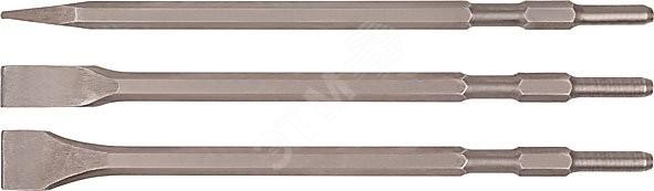 Зубило для молотка отбойного пикообразное НЕХ 17х410 мм Зубило для молотка отбойного пикообразное НЕХ 17х410 мм