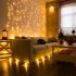 Гирлянда светодиодная Дождь 1.5x1.5 м, прозрачный ПВХ, 144 LED с контроллером, теплое белое свечение NEON-NIGHT