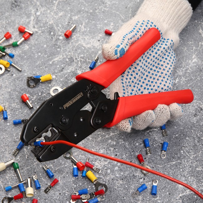 Кримпер PROconnect HT-336 N для обжима изолированных и неизолированных гильз 1.5-10.0 мм² Кримпер PROconnect HT-336 N для обжима изолированных и неизолированных гильз 1.5-10.0 мм²