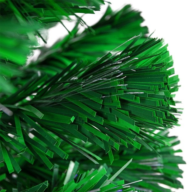 Новогодняя Ель фибро-оптика 120 см, 125 веток, без декоративных украшений Новогодняя Ель фибро-оптика 120 см, 125 веток, без декоративных украшений