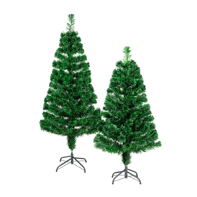 Новогодняя Ель фибро-оптика 120 см, 125 веток, без декоративных украшений Новогодняя Ель фибро-оптика 120 см, 125 веток, без декоративных украшений