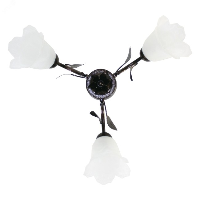 Светильник Мотив 131 медь ант. (Плафон 62333) НСБ 01-3х60-119 Е14 ИУ