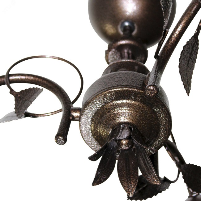 Светильник Мотив 131 медь ант. (Плафон 62333) НСБ 01-3х60-119 Е14 ИУ