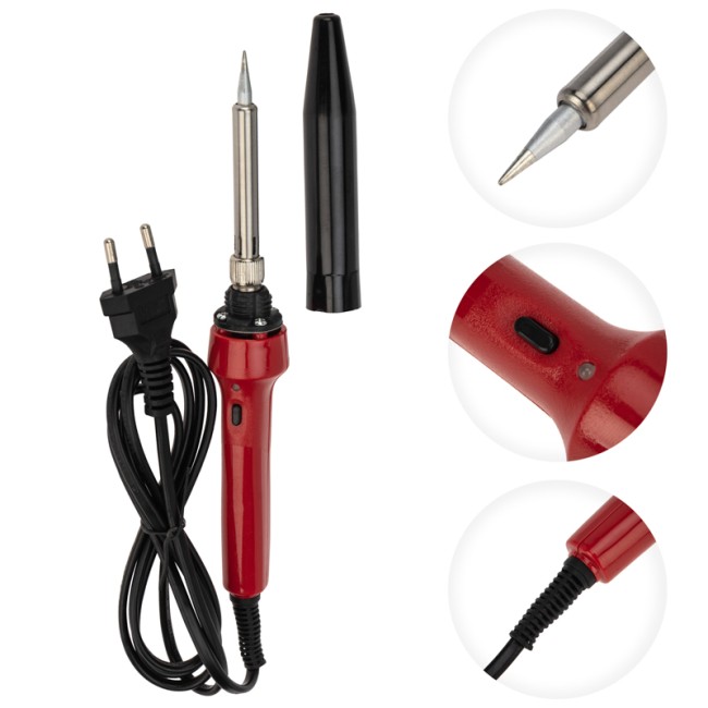 Паяльник двухрежимный с керам. нагревателем, 30/70Вт, 230В, блистер REXANT Паяльник двухрежимный с керам. нагревателем, 30/70Вт, 230В, блистер REXANT