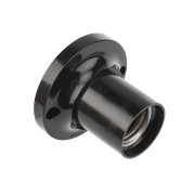 Патрон карболитовый потолочный Е27 черный c этикеткой REXANT Патрон карболитовый потолочный Е27 черный c этикеткой REXANT