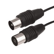 ВЧ-кабель, ТВ-гнездо - ТВ-штекер, 7м, черный REXANT