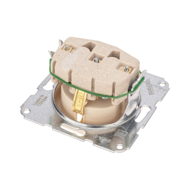 DEA Розетка 1-ая с/з с/у 16А мех. Беж KRANZ DEA Розетка 1-ая с/з с/у 16А мех. Беж KRANZ
